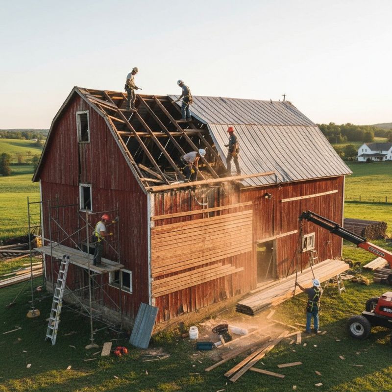 Barn Structural Repair in Olathe, KS