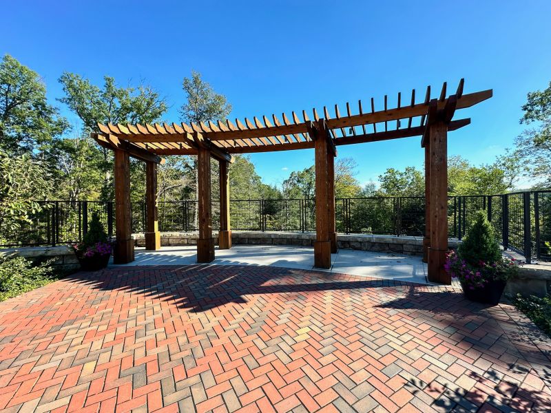 Cedar Pergola Installation