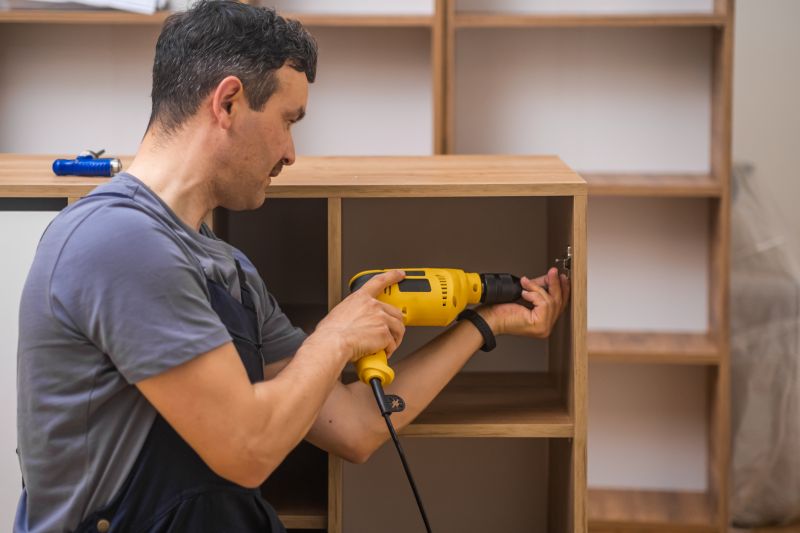 Custom Bookshelves Installation in Woodbridge, VA