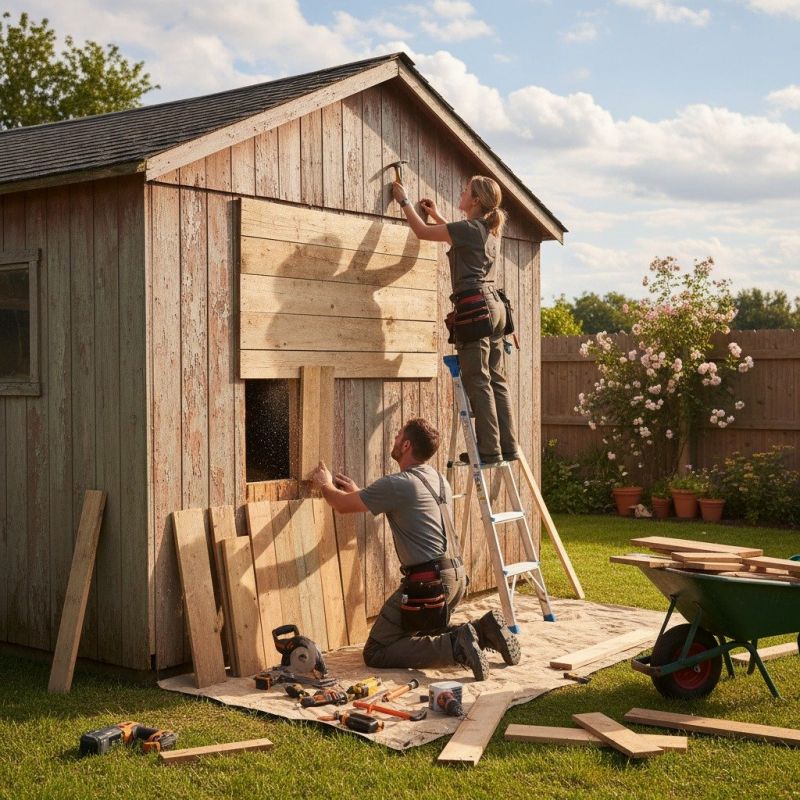 Wooden Carport Repair in Kansas City, KS