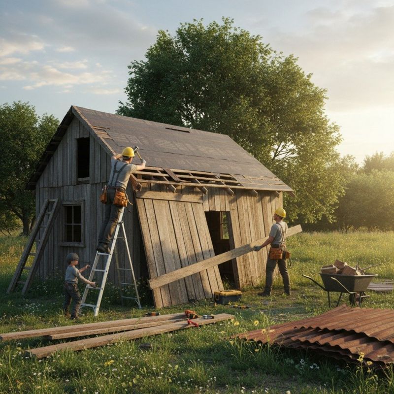 Shed Damage Repair in Conroe, TX